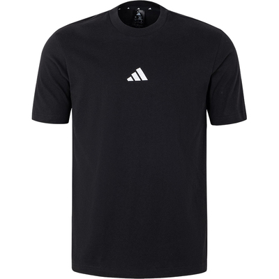 Adidas/阿迪达斯正品新款男士透气针织圆领休闲短袖JY8562