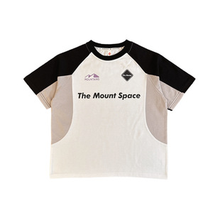 山系户外童装夏季新款儿童撞色拼接短袖t恤男童运动透气棉质上衣