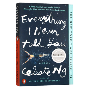 无声告白 英文原版 Everything I Never Told You 伍绮诗 当代文学名著 搭傲慢与偏见 怦然心动 无比美妙的痛苦 遇见你之前