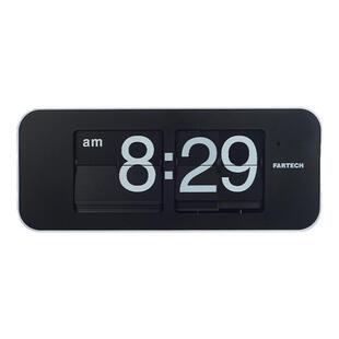 台湾Fartech简约现代翻页时钟客厅装饰家用挂钟创意座钟