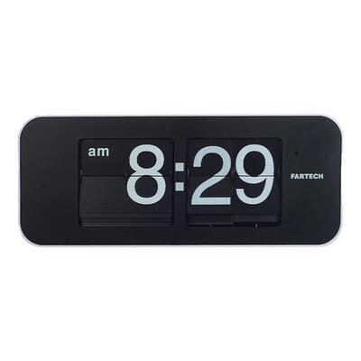 台湾Fartech简约现代翻页时钟客厅装饰家用挂钟创意座钟