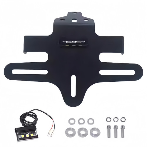 适用春风450SR 450nk 短尾牌照架250sr 800nk改装车牌架后支架