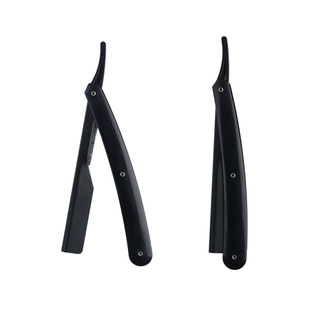 老式复古手动剃须折叠刀架男士刮胡刀油头理发店专用刮脸修鬓角刀