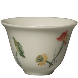 沁心源 台湾三希 粉彩荷花杯 清荷杯 茶杯 茶海 壶 多款 正品保证