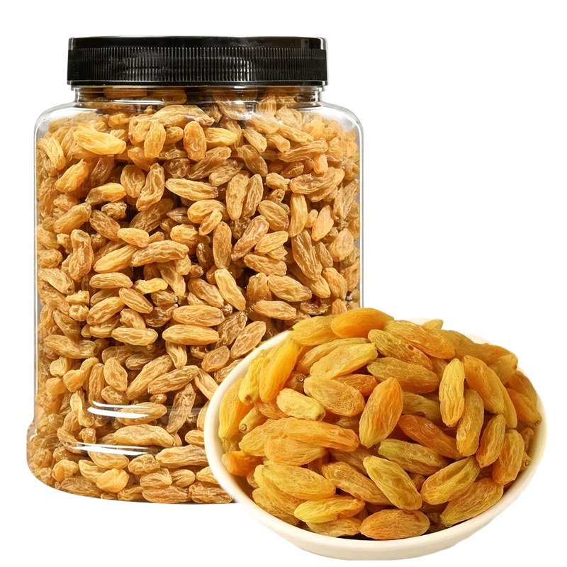 树上黄葡萄干500g免洗即食大颗