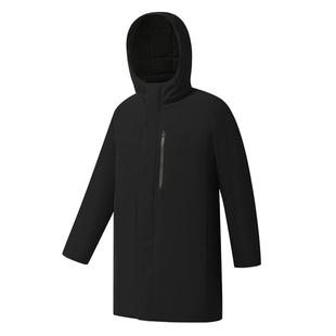 鹅绒FILA斐乐男士中长款羽绒服2025冬季新款高尔夫运动连帽外套