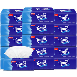 Tempo得宝纸巾18包整箱抽纸4层加厚餐巾纸家用面巾纸官网方旗舰店