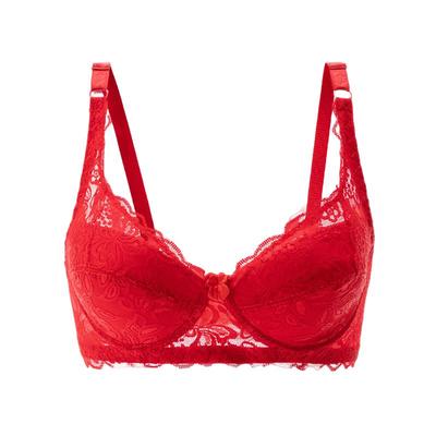 无钢圈显瘦大红内衣本命年胸罩