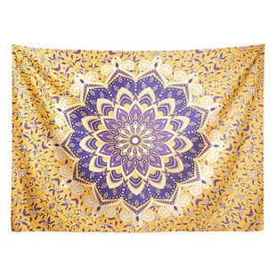 梵之语速卖通ins网红流行时尚挂布卧室挂毯印度曼陀罗数码印花布