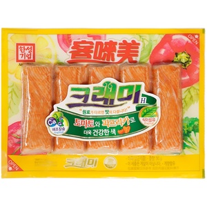 【直播推荐】韩国蟹棒 客唻美蟹味棒低脂即食蟹柳模拟蟹肉90g*3