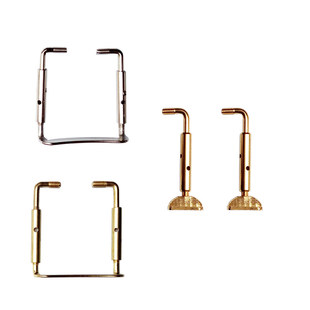 小提琴腮托螺丝金属中提琴腮托螺丝高档金色白色分体一体提琴配件