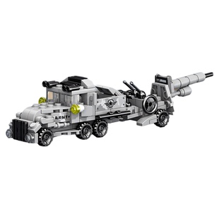 军事系列模型汽车拼装小颗粒积木6儿童益智玩具8男童生日礼物男孩
