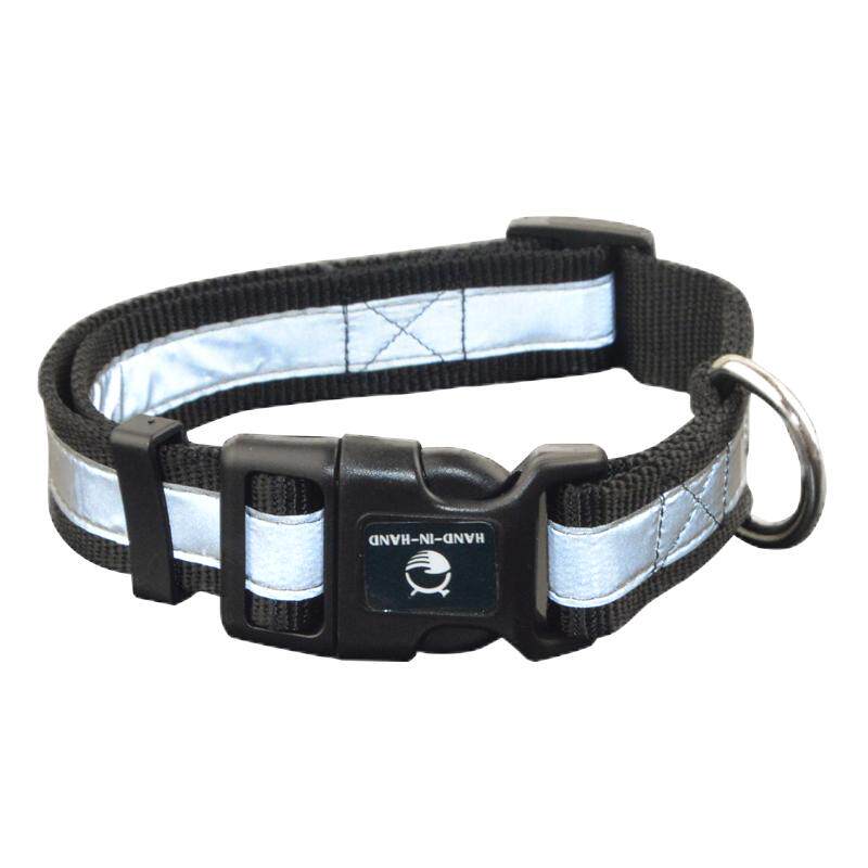 狗狗项圈大型犬反光金毛拉布拉多夜间防走失宠物舒适脖颈圈牵引绳