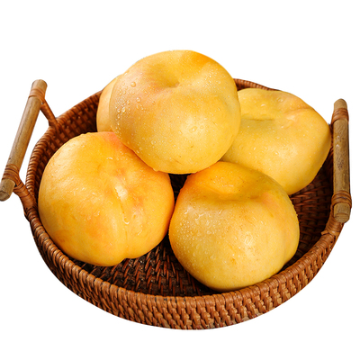 新鲜黄金油蟠桃产地直发现摘现发