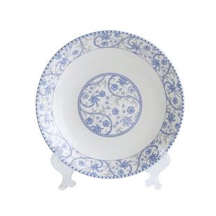 民生逐鹿陶瓷芙蓉争艳碗碟家用吃饭碗单个中式餐具面碗汤碗可微波