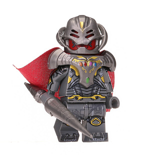 复仇者第三方联盟钢铁侠六宝石奥创漫威积木人仔拼装玩具手办摆件