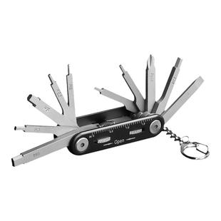 颜左 摄影器材拆卸工具扳手配件户外多功能批头一字内六角扳手折叠工具全套螺丝拆卸维修工具