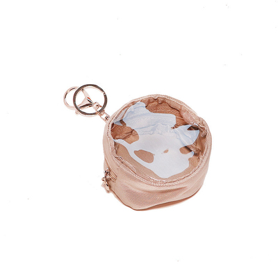 mini圆形小包PVC透明零钱包痛包