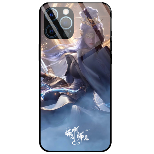 师兄啊师兄手机壳动漫周边李长寿云霄仙子手机壳玻璃壳定制等现货