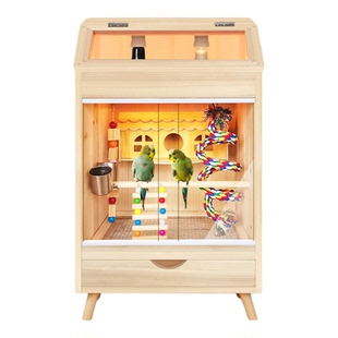 鹦鹉保温箱幼鸟专用实木保暖箱笼冬季笼子牡丹玄凤雏鸟恒温饲养箱