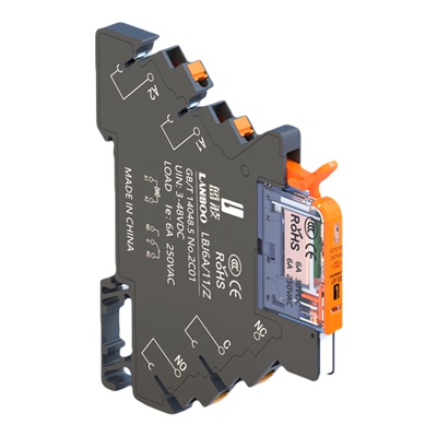 蓝波J13AJ6A中间继电器窄款8脚超薄5脚DC12VDC24VDC36DC48VAC220V