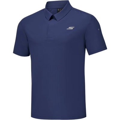 SKECHERS斯凯奇男子运动休闲短袖T恤P325M047-02MZ