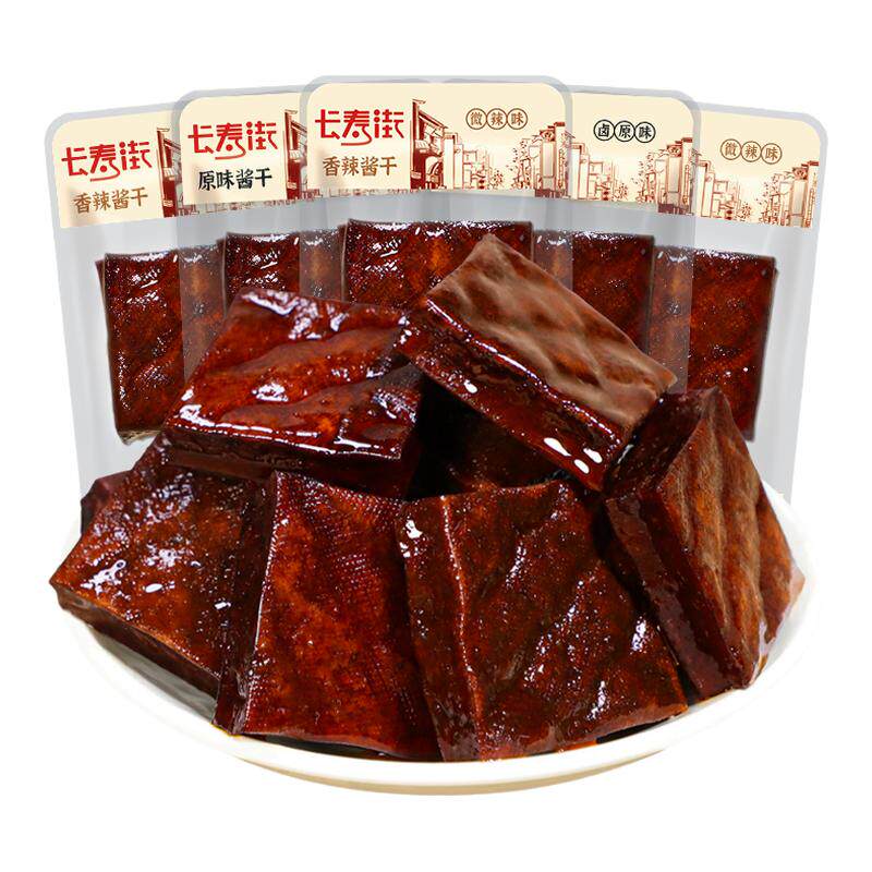 平江酱干香辣豆腐干湖南特产豆干办公室解馋麻辣小吃零食休闲食品