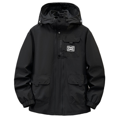 400斤春秋冬季新款冲锋衣男大码