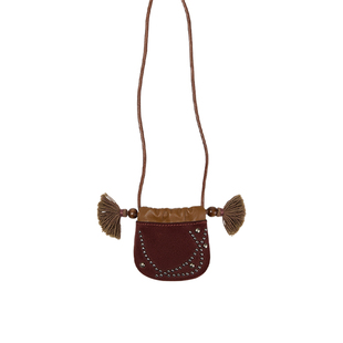 MONSECRET棕榈挂脖硬币包小众设计感多功能项链毛衣链节日送礼女