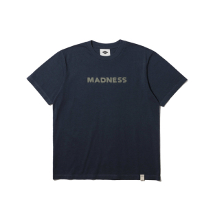 MADNESS LETTER BADGED TEE 军事贴布水洗t恤余文乐宽松工装短袖