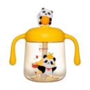 Pigeon贝亲宝宝PPSU双吸管直饮水牛奶杯