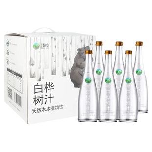 臻桦小兴安岭天然白桦树汁原汁原液伊春桦树汁植物饮料310ml*6瓶