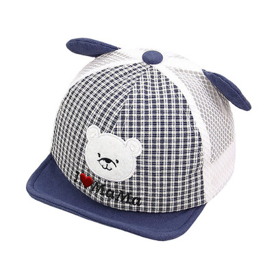 婴儿帽子夏天薄款鸭舌新生宝宝