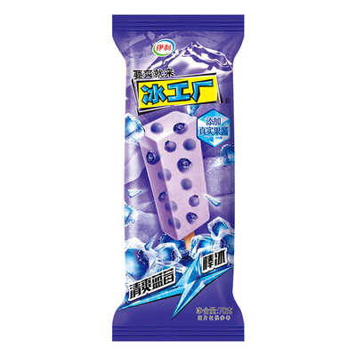 伊利冰工厂清爽蓝莓棒冰