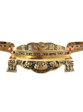 黄铜供奉复古中式客厅