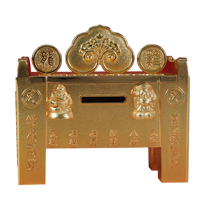 十四年代购李居明生肖财箱摆件