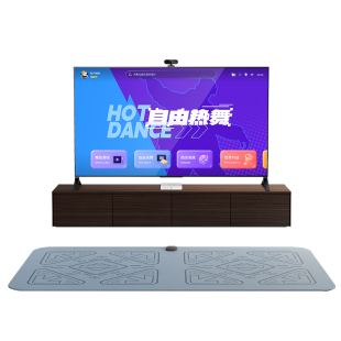 e舞成名双人无线跳舞毯家用电视投影仪体感摄像头健身减肥跳舞机