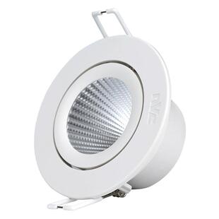 雷士led射灯COB天花灯嵌入式7.5公分开孔客厅背景墙牛眼灯 3W射灯