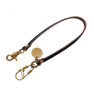 美国HORWEEN霍尔文茶芯牛皮美式复古阿美咔叽牛仔财布腰裤链配饰