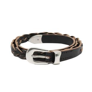 legacy小众三股编织牛皮腰带cleanfit男女中性百搭金属扣真皮皮带