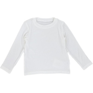 【人手多件】儿童春秋款圆领长袖t恤女童打底衫男童体恤宝宝上衣