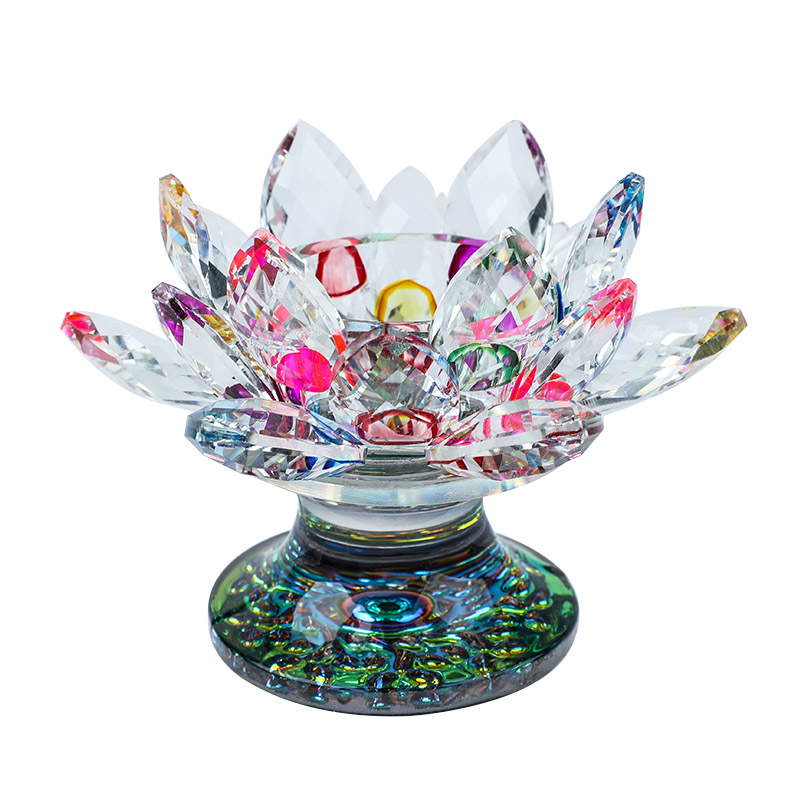 莲花蜡烛灯摆件供佛灯