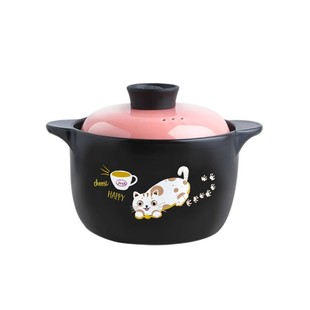 砂锅炖锅家用燃气煤气灶专用沙锅耐高温干烧不裂汤煲陶瓷锅煲汤锅