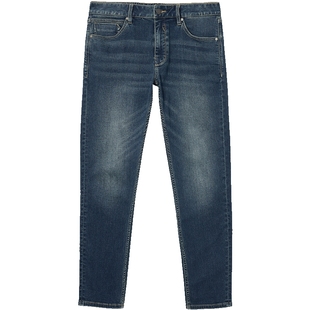 [商场爆款]杰克琼斯男装牛仔裤猫须水洗修身子225432030