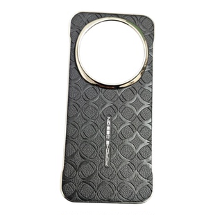 商务贴皮纳帕皮圆周纹超薄无边框硬壳荣耀Magic8pro手机壳magic8轻薄电镀皮质高端风ins个性