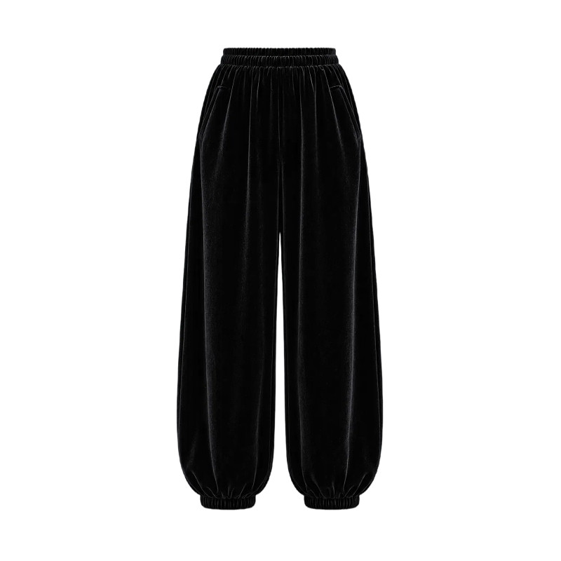 秋冬季不倒金丝绒练功裤太极服
