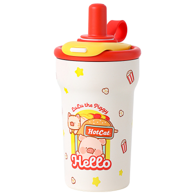 川岛屋&lulu猪保温杯生日礼物女