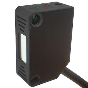 方形激光感应开关JR31-20N 光电反射传感器电眼24V常开电子连接器