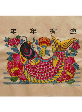 潍坊杨家埠木版年画白蛇传天仙配