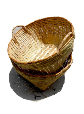 米篓竹制品手工杂物筐竹箩筐